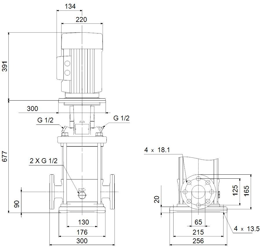 Vertical multistage centrifugal pump CR - 96501898