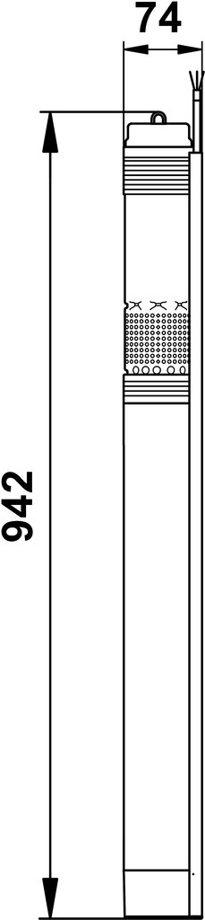 Ponorné čerpadlo SQE 3-105 1,85 kW - 96510162