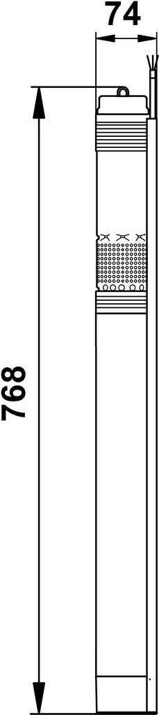 Pompa głębinowa SQ 2-70 1.15kW 1x230V - 96524434