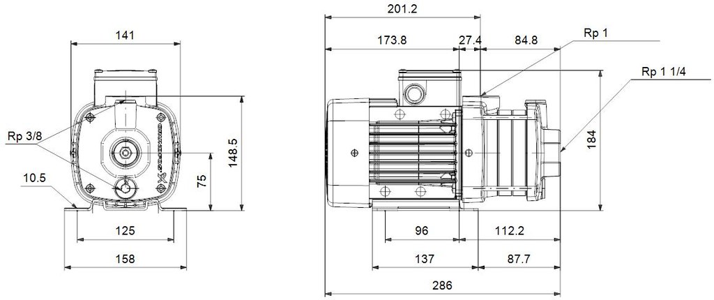 CM5-2 Horizontal Multistage Pump - 96807031