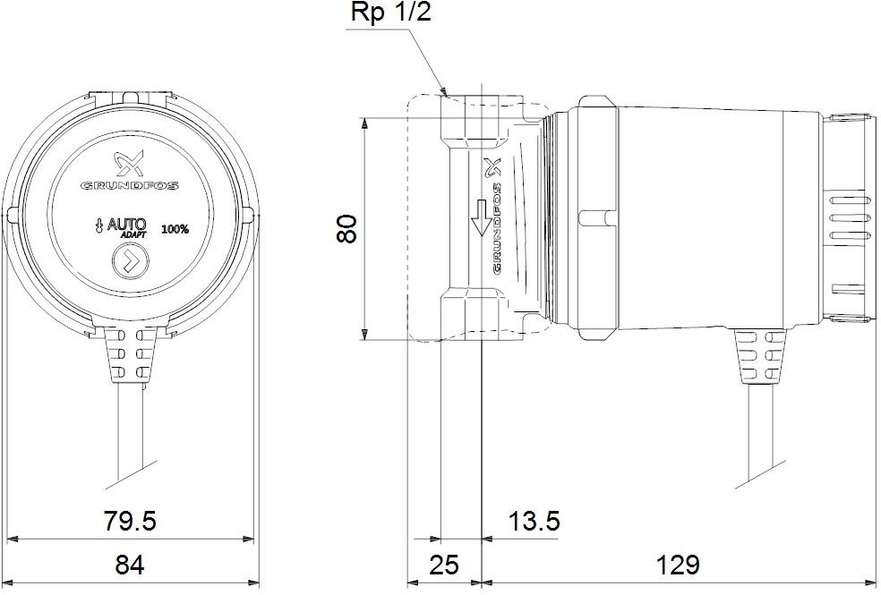 DHW COMFORT 15-14 BA PM, AUTO-ADAPT - 97916757