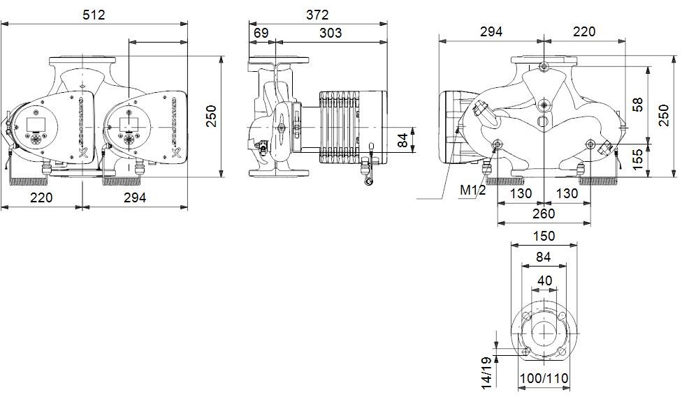 Glandless circulation pump MAGNA3 D - 97924466