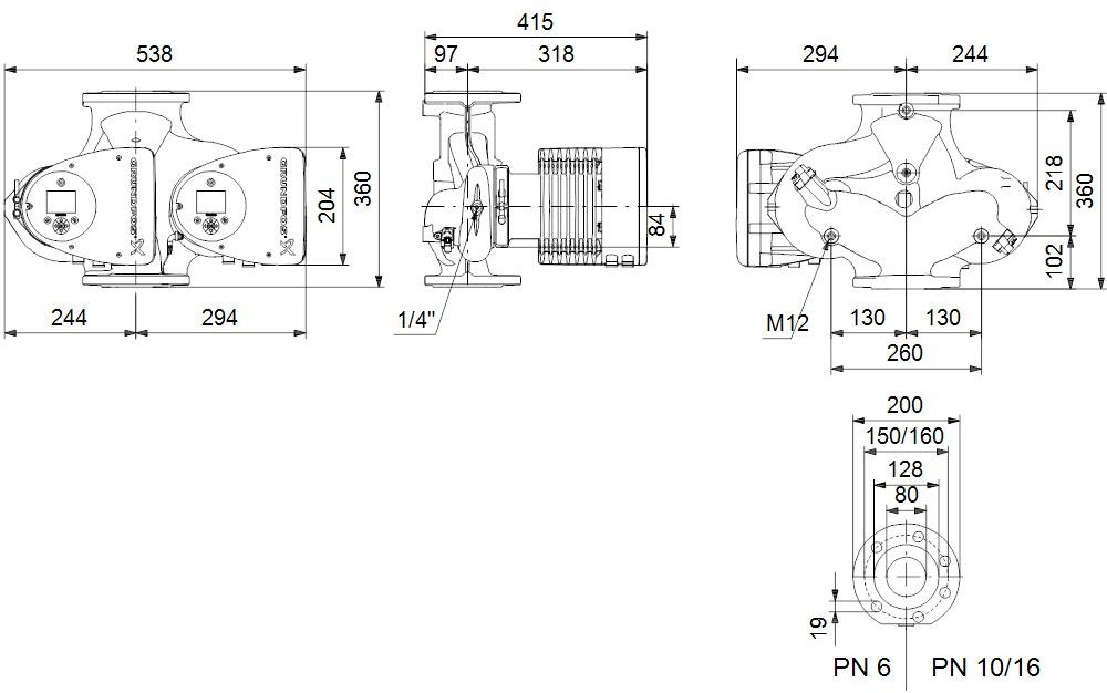 Glandless circulation pump MAGNA3 D - 97924504