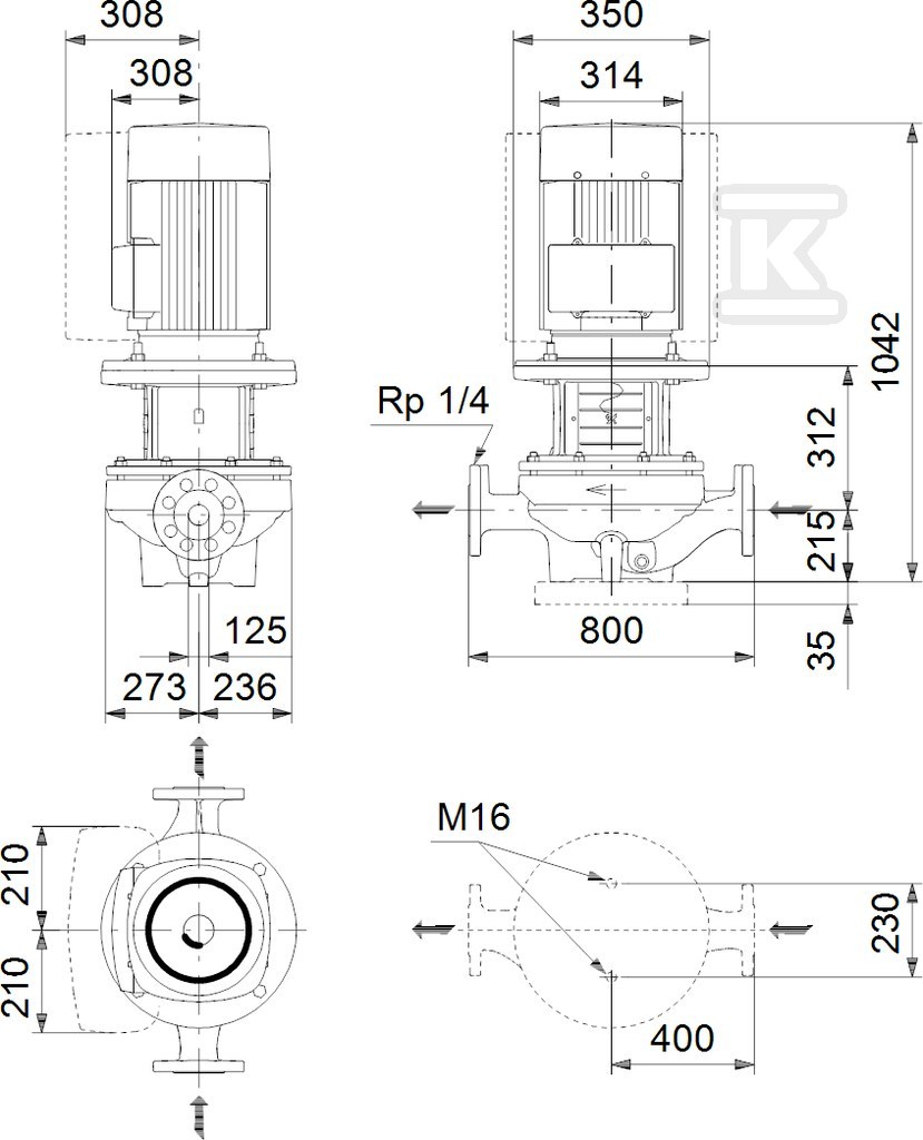 Pompa elektroniczna in-line z suchym - 98743757