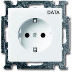 Розетка Schuko кремова BASIC55