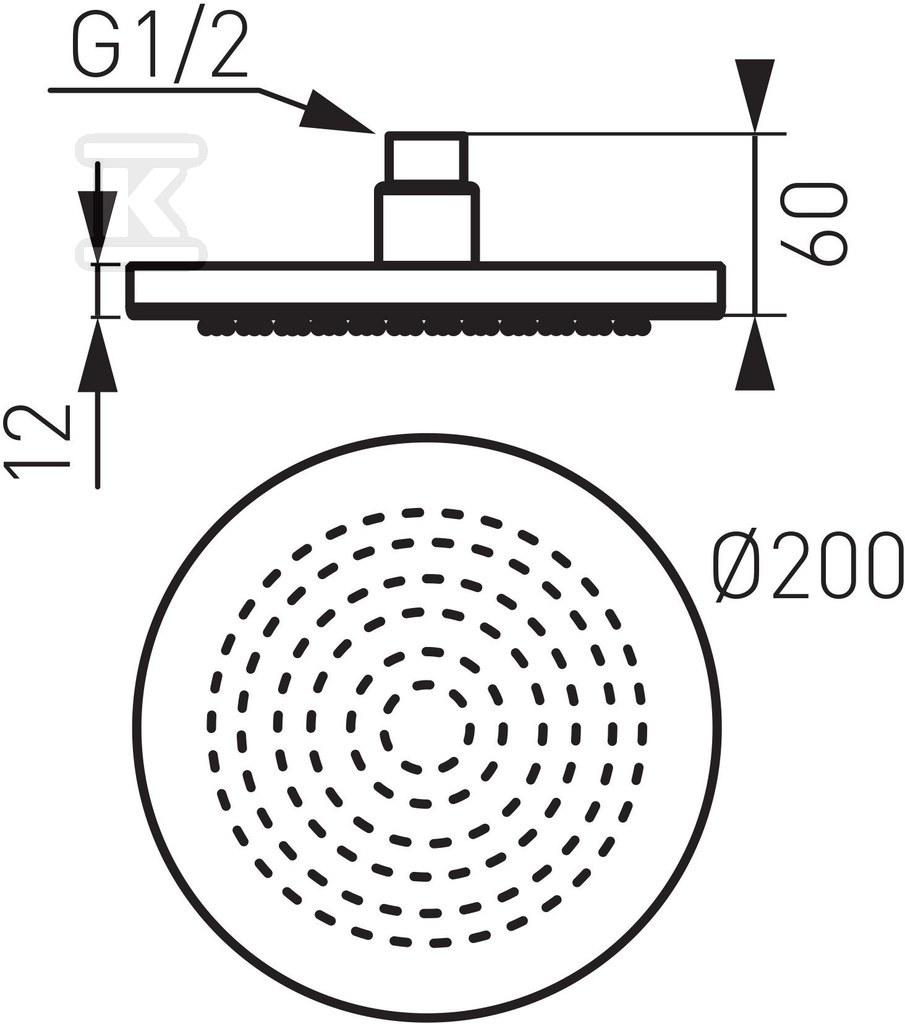 RONDO circular disc head sprinkler 20 - DSN01