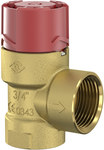 Safety valve for central heating FLOPRESS, connection GW 1/2", 3 bar