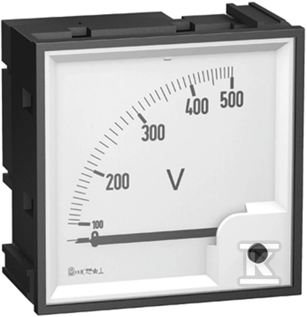 Woltomierz analogowy VLT 72x72mm 0-500V - 16005