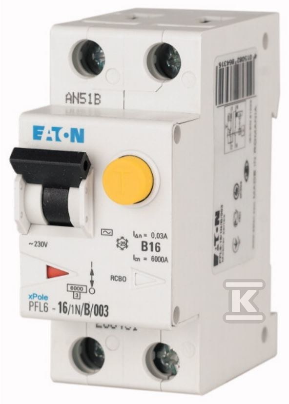 Combined circuit breaker 6kA - 112873