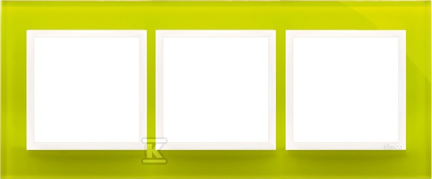 3-way frame Nature-Glass, LIME SORBET, - DRN3/90