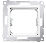 Adapter for 45 × 45mm SIMON54 accessories white, for Simon Connect ICT sockets