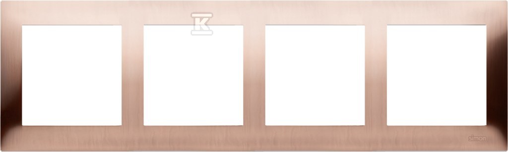 4-канальна рама Metal Rustic Copper - - DR4/36