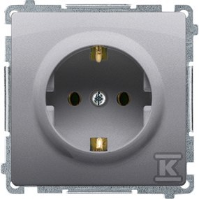 Schuko grounded socket outlet (module) - BMGSZ1.01/21