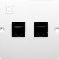 RJ45 Doppel-Computersteckdose - BMF52.02/11