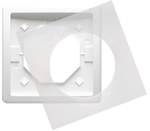 Single frame IP44 BMR1B/11 Basic white module