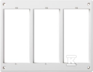 3-modulový rám, bílý - SM302/9