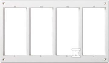 4-modulový rám, bílý - SM402/9