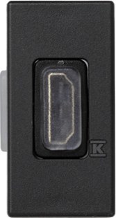 Placa K45/2 Adaptor HDMI-HDMI 22,5x45mm - K129B/14