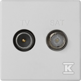 K45 TV-SAT utičnica 5-2400 MHz 2dB, - K130A/9