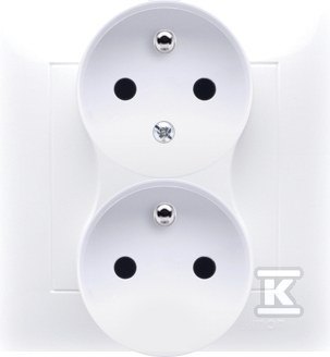 Double grounded socket-outlet, with - DGZ2TZ/11