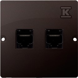 Double RJ11 telephone socket (module). - BMTF2.02/47