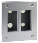 Підрозеткова коробка S500 METAL 2-модульна, 4x K45, комплектна, METAL