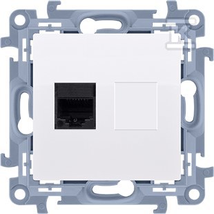 Single computer socket RJ45, category - C61E.01/11