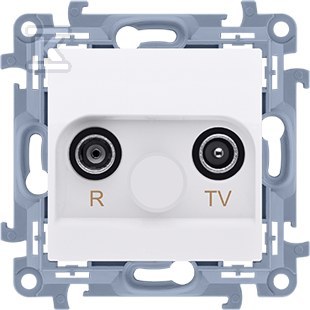 Durchgangs-R-TV-Antennendose (Modul) - CAP10.01/11