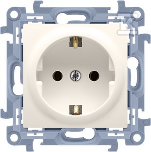 Single Schuko socket outlet (module) 16 - CGSZ1.01/41