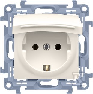 Schuko socket for IP44 version with a - CGSZ1B.01/41