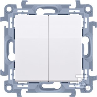 Doppeltaster (Modul) 10 AX, 250 V~, - CP2.01/11