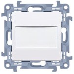 Frame cover (module). Fixing with claws or screws, white Simon10