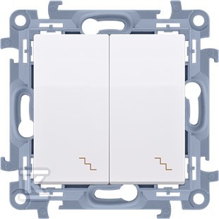 Double stair switch (module) 10 AX, 250 - CW6/2.01/11