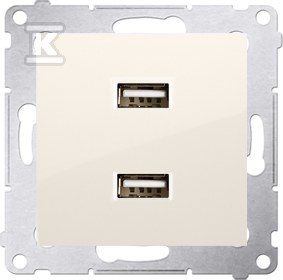 Ładowarka 2 x USB (moduł), 2.1 A, 5V - DC2USB.01/41