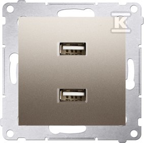 2 x USB charger (module), 2.1 A, 5V DC, - DC2USB.01/44