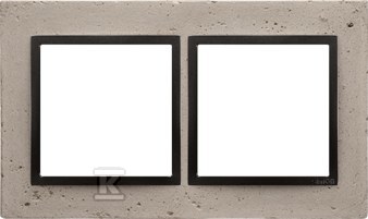 2-way frame Nature-Concrete, FUNDA - DRN2/93