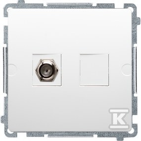 Single "F" type antenna socket, Basic - BMAF1.01/11