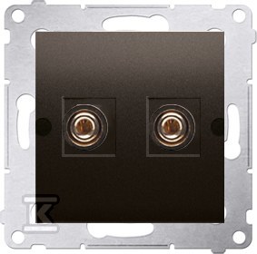 Single loudspeaker socket (module). - DGL2.01/46