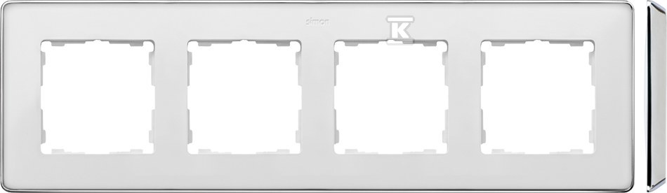 Ramka 4-krotna, Detail SELECT-metal, - 8201640-244