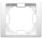 1-way frame, white, BASIC NEOS