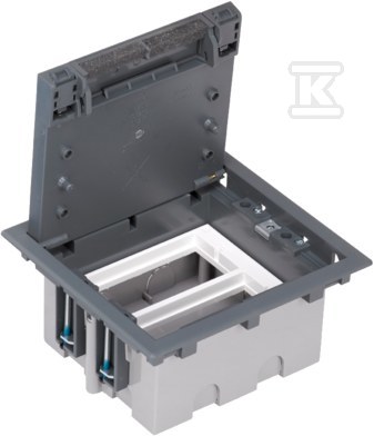 Floor box S500 2-module, 4x K45, depth - 52050102-035