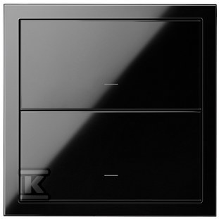 1-fold panel: 2 keys, black, SIMON100 - 10020103-138