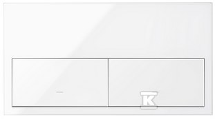 Double panel: 2 keys, white, SIMON100 - 10020201-130