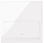 1-fold panel: 1 dimmer switch, white, SIMON100