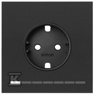 1-way panel: iO, socket with earthing - 10021108-238