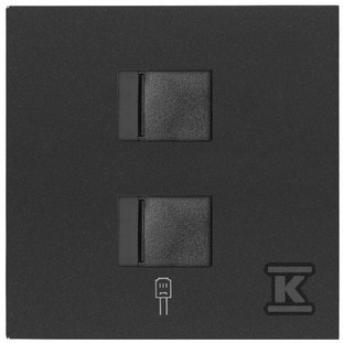 Cover for computer socket 2x - 10000006-238