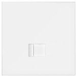 1-fold panel: 1 RJ45 socket, white matt, SIMON100