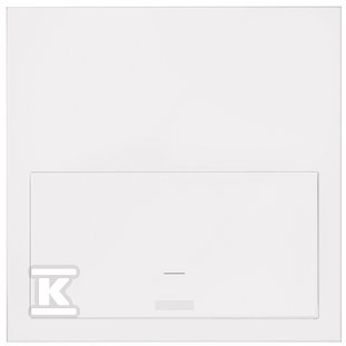 1-fold panel: iO, 1 key, white matt, - 10020112-230