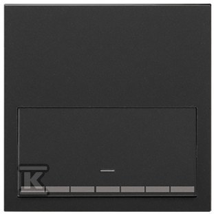 1-fold panel: 1 dimmer switch, black - 10020113-238