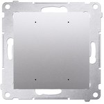 Sterownik przyciskowy oświetleniowy - 1 wyjście 16A, sterowany smartfonem [WiFi], 230V (moduł), srebrny mat, SIMON54 GO